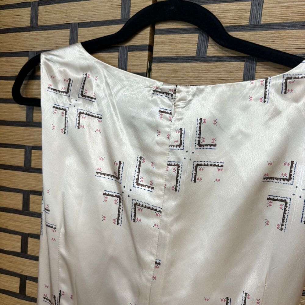 Ashro Tan Tie Waist Dress Size 16 - Picture 6 of 8